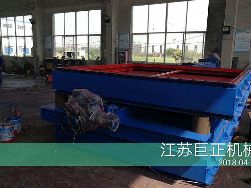 方形擋板門（寬12M）驗(yàn)收合格，發(fā)貨準(zhǔn)備中