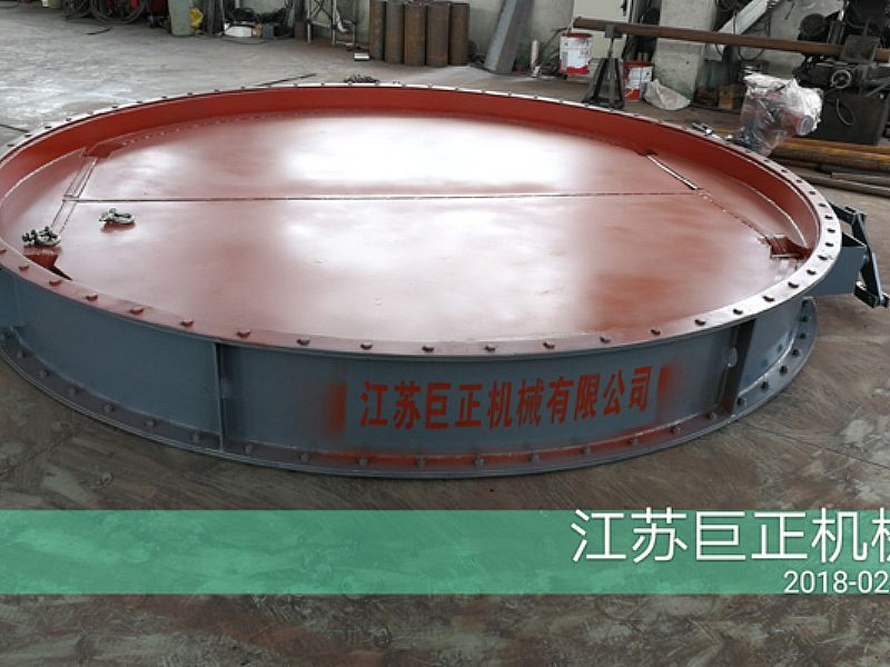 圓形擋板門（直徑270cm）完工了，準備發(fā)往江西客戶
